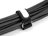 Delock Klettkabelbinder mit Schlaufe und Beschriftungsfeld L 127 x B 20 mm schwarz 5 Stück