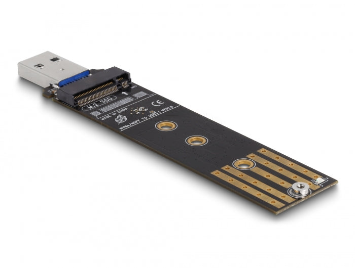 Delock Combo Konverter für M.2 NVMe PCIe oder SATA SSD mit USB 10 Gbps