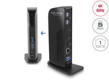 Delock USB Dockingstation Dual DisplayPort 4K / USB 3.2 / LAN / Audio (Displaylink)