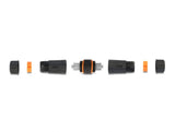 Delock Kabelverbinder LSA zu LSA Cat.6A IP68 wasserfest schwarz
