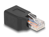 Delock Adapter RJ50 Stecker zu Buchse Belegung 1:1 schwarz