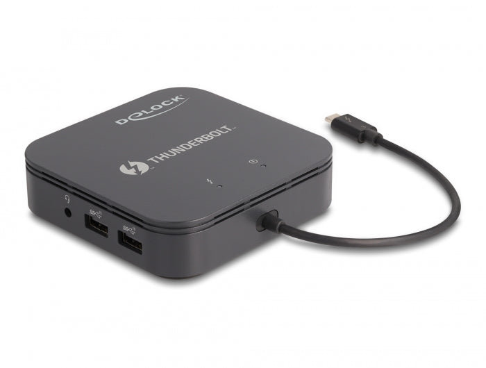 Delock Thunderbolt™ 3 Mini Dockingstation 8K - DisplayPort / HDMI / USB / LAN / Audio / PD 3.0