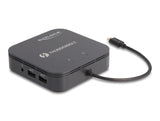 Delock Thunderbolt™ 3 Mini Dockingstation 8K - DisplayPort / HDMI / USB / LAN / Audio / PD 3.0