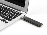 Delock Combo Konverter für M.2 NVMe PCIe oder SATA SSD mit USB 10 Gbps