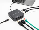 Delock Thunderbolt™ 3 Mini Dockingstation 8K - DisplayPort / HDMI / USB / LAN / Audio / PD 3.0
