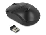 Delock Optische 3-Tasten Mini Maus 2,4 GHz kabellos