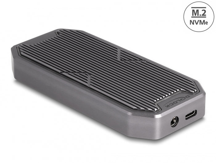 Delock Externes Gaming Gehäuse für M.2 NVMe PCIe SSD mit SuperSpeed USB 20 Gbps (USB 3.2 Gen 2x2) USB Type-C™ Buchse und RGB LED Beleuchtung