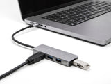 Delock 4 Port USB 5 Gbps Hub mit USB Type-C™ Anschluss – USB Typ-A Buchsen seitlich