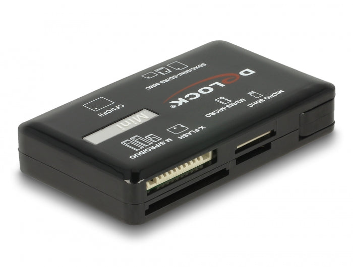 Delock SuperSpeed USB 5 Gbps Card Reader für CF / SD / Micro SD / MS / M2 / xD Speicherkarten