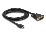 Delock HDMI zu DVI 18+1 Kabel bidirektional 1,5 m