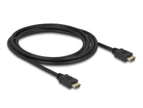 Delock Kabel High Speed HDMI mit Ethernet HDMI A Stecker > HDMI A Stecker 3D 4K 2 m