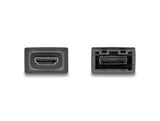 Delock HDMI Automotive Adapter HDMI-E Buchse zu HDMI-A Stecker 4K 60 Hz