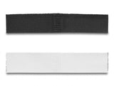 Delock Klett-Kabelhalter selbstklebend L 110 mm x B 20 mm Set 10 Stück schwarz