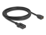 Delock HDMI Automotive Kabel HDMI-A Buchse auf HDMI-E Stecker 3 m 4K 60 Hz