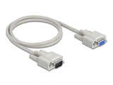 Delock Serielles Kabel D-Sub 9 Stecker zu Buchse 1 m