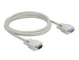 Delock Serielles Kabel D-Sub 9 Stecker zu Buchse 3 m