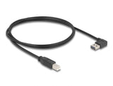 Delock Kabel EASY-USB 2.0 Typ-A Stecker gewinkelt links / rechts > USB 2.0 Typ-B Stecker 1 m