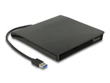 Delock Externes Gehäuse für 5.25″ Slim SATA Laufwerke 12,7 mm zu SuperSpeed USB 5 Gbps Typ-A Stecker