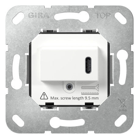 GIRA USB-Spannungsversorgung 1USB-C UP 236200 3,25mA ws 5-20V 50-60Hz