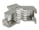 Delock Keystone Modul RJ45 Buchse > LSA Cat.6A STP Staubschutz