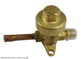 Refairco Serviceventil 6051 HFO/CO2, A2LBördel 1/4"/Löt 1/4", 130bar, R134a, R32