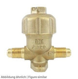 Refairco Serviceventil 6287 HC/HFO/R290 Bördel 1/4"/Bördel 1/4", 130bar, A2L/A3
