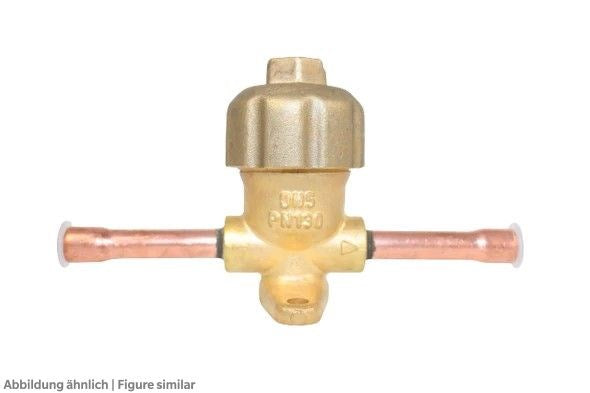Refairco Serviceventil 6286 HC/HFO/R290 Löt 1/4"/Löt 1/4", 130bar, A2L/A3