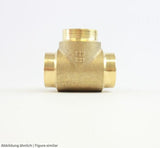 T-Stück Messing 1-1/8 x 7/8 x 1-1/8" max. 120bar, -40...150°C