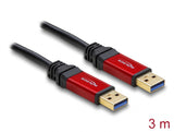 Delock USB 5 Gbps Kabel Typ-A Stecker zu Typ-A Stecker 3 m Metall