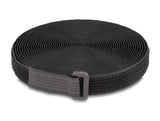 Delock Klettband auf Rolle mit Schlaufe L 3 m x B 20 mm schwarz