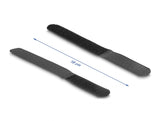 Delock Klettkabelbinder L 180 x B 20 mm schwarz 10 Stück