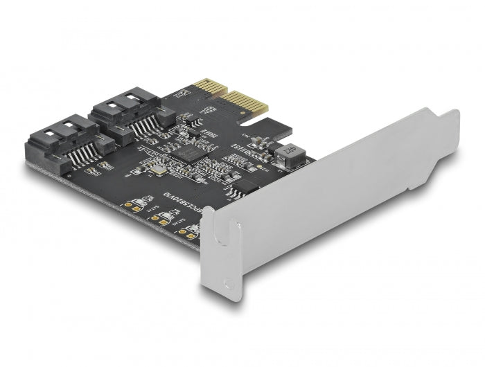 Delock 2 Port SATA PCI Express x1 Karte - Low Profile Formfaktor
