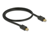 Delock Kabel Mini DisplayPort 1.2 Stecker > Mini DisplayPort Stecker 4K 60 Hz 0,5 m