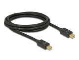 Delock Kabel Mini DisplayPort 1.2 Stecker > Mini DisplayPort Stecker 4K 60 Hz 2 m