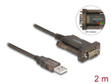 Delock Adapter USB 2.0 Typ-A > 1 x Seriell DB9 RS-232