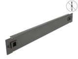 Delock 19″ Netzwerkschrank Blindabdeckung werkzeugfrei 1 HE schwarz