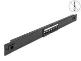 Delock 19″ Keystone Patchpanel 6 Port werkzeugfrei