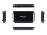Delock 7 Port USB 3.2 Gen 2 Hub mit 4 USB Typ-A und 3 USB Type-C™ Ports