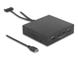Delock Front Panel 3.5″ USB 10 Gbps 2 x USB Type-C™ + 2 x USB Typ-A