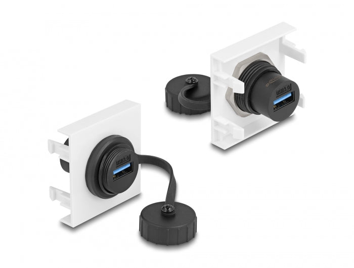 Delock Easy 45 Modul SuperSpeed USB 5 Gbps (USB 3.2 Gen 1) USB Typ-A Buchse, 45 x 45 mm