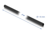 Delock PVC Isolierschlauch 3 m x 6 mm schwarz