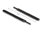 Delock Klett-Kabelbinder L 150 x B 12 mm schwarz 10 Stück