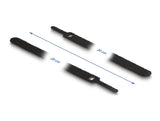 Delock Klett-Kabelbinder L 200 x B 12 mm schwarz 10 Stück