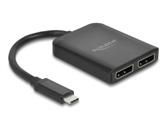 Delock USB Type-C™ Splitter (DP Alt Mode) zu 2 x DisplayPort MST / VXP