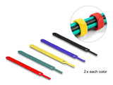 Delock Klett-Kabelbinder L 150 x B 12 mm farbig Set 10 Stück