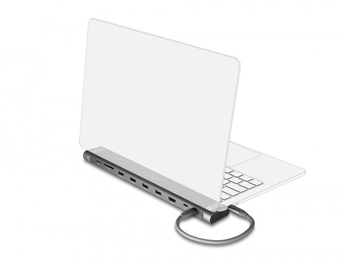 Delock USB Type-C™ Slim Dockingstation 4K - HDMI / USB 3.2 Gen 1 / LAN / SD / PD 3.0