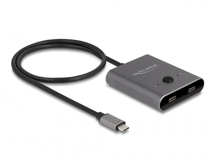 Delock USB 10 Gbps USB Type-C™ Switch 2 auf 1 bidirektional 8K