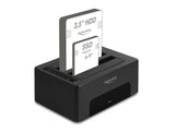 Delock USB Dual Dockingstation für 2 x SATA HDD / SSD mit Klon- und Löschfunktion