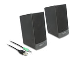 Delock Stereo 2.0 PC Lautsprecher mit 3,5 mm Klinkenstecker und USB Stromversorgung