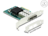 Delock PCI Express x4 Netzwerkkarte Gigabit LAN 2 x SFP i82576